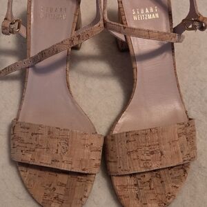 Stuart Weitzman Cork Sandals